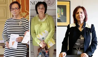 Ascension Iglesias, Patrocinio Rodriguez y Teresa Peramato