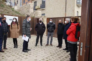 Carlos García Carbayo, visita las laderas del Cerro de San Vicente