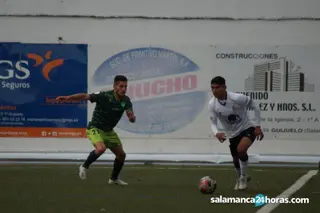 Luis Martínez, en un duelo ante el Guijuelo / FOTO SALAMANCA24HORAS.COM