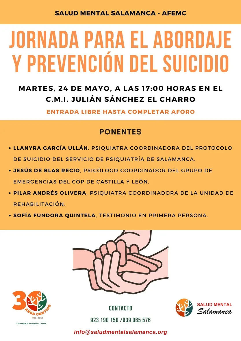 CARTEL JORNADA ABORDAJE Y PREVENCIÓN SUICIDIO