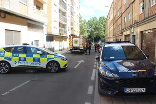 Incendio de una cocina en la calle Regato del Anís