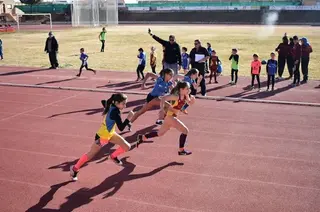 Juegos escolares en el año 2019. Foto de archivo