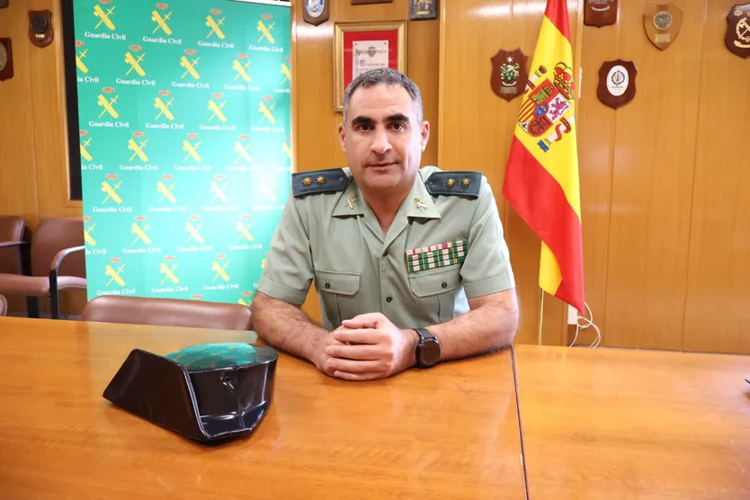 Teniente coronel Arturo Marcos, al mando de la Comandancia de la Guardia Civil de Salamanca.