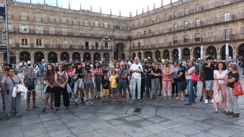 Concentración feminista en Salamanca. Fotos: Movimiento Feminista