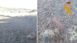 La Guardia Civil sorprende a un cazador furtivo de jilgueros