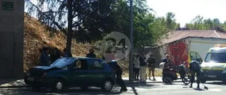 Dos heridos en una doble colisión en el paseo de Torrente Ballester