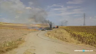 Incendio en Calzada de Medina