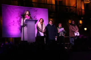 Lectura de manifiesto por el Día Internacional de la Eliminación de la Violencia contra la Mujer