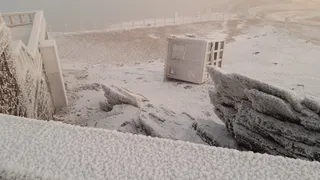 El viento derriba la torre de la Peña de Francia. Foto| Asociación de Trabajadores de Incendios Forestales de Castilla y León