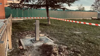 Fuente del parque de perros de Peñaranda de Bracamonte