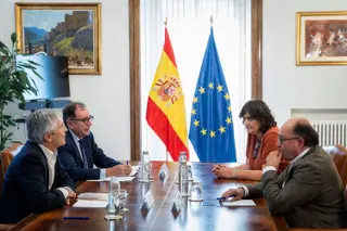 Un momento de la reunión