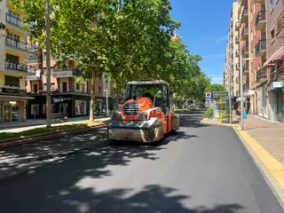 Asfaltado, obras