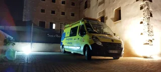 Ambulancia Arroyo de Santo Domingo. Foto Andrea M.