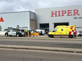 Accidente en el polígono de los Villares | FOTO SALAMANCA24HORAS.COM