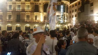 Celebración de la 'Champions' del Real Madrid