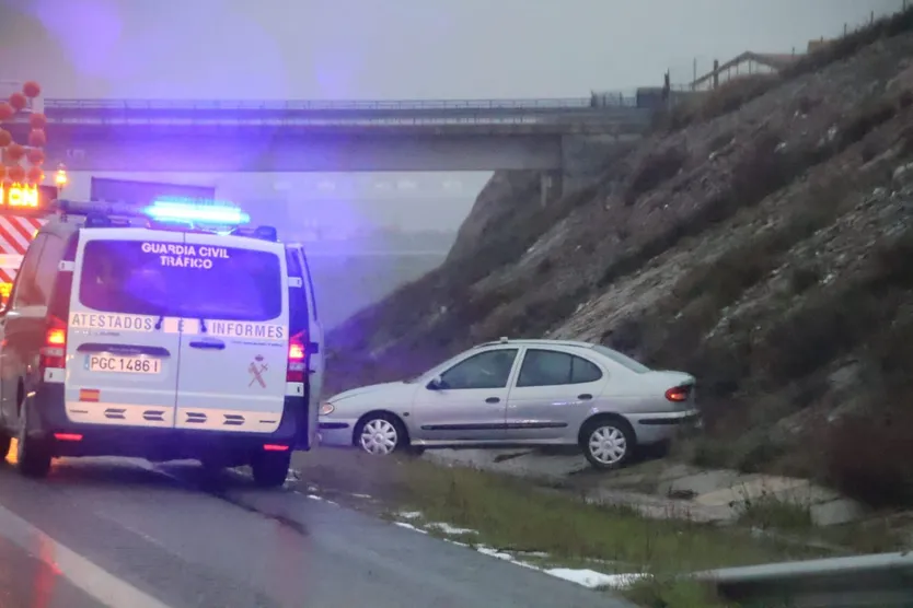 Choque de dos cohes A66