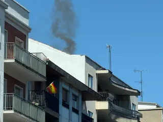 Incendio de una caldera en el paseo del Doctor Torres Villarroel