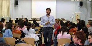 Docente. Foto de archivo