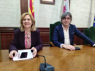 Puri Pozo y Luis Francisco Martín