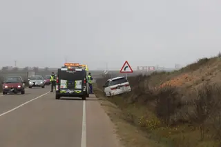 Accidente entre el polígono de los Villares y Cabrerizos (3)