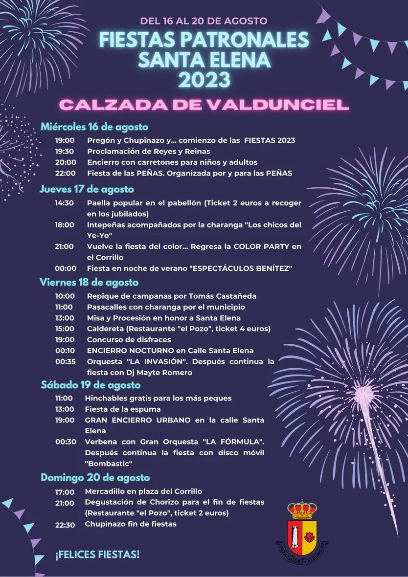 Calzada programa fiestas