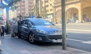 Uno de los coches implicados