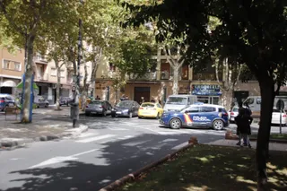 Policía Nacional en el Barrio Vidal, fotografía de archivo
