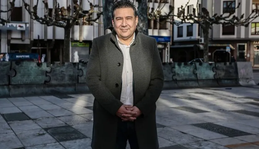 El candidato de Unión del Pueblo Leonés a las próximas elecciones autonómicas, Luis Mariano Santos. Foto ICAL