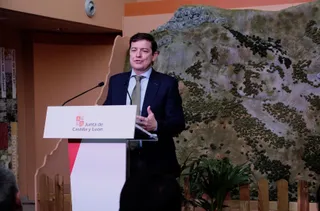 El presidente de la Junta de Castilla y León, Alfonso Fernández Mañueco,