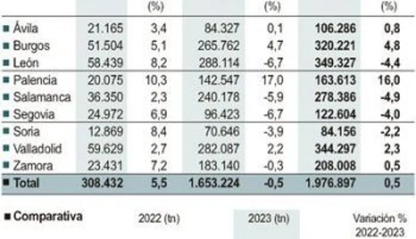 Consumo de carburantes en Castilla y León