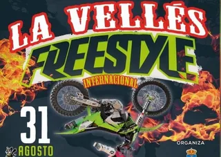 Primer 'freestyle' internacional, un evento deportivo de motos en La Vellés