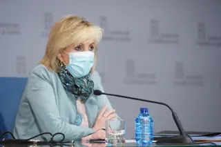 La consejera de Sanidad, Verónica Casado
