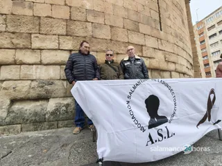 Asociación Salmantina de Laringectomizados en la calle Zamora