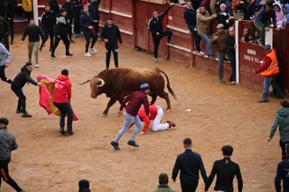 Ambiente durante el encierro urbano de Ciudad Rodrigo, sábado, 10 de febrero. Fotos S24H (98)
