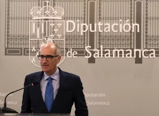 El presidente de la Diputación de Salamanca, Javier Iglesias. ICAL