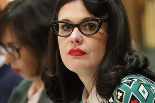 Virginia Carrera durante un Pleno