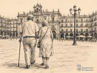 Mayores centenarios. Ayuntamiento de Salamanca 
