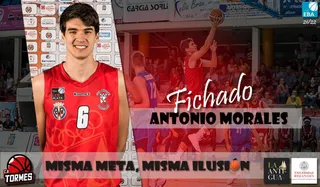 Antonio Morales, nuevo jugador del CB Tormes.