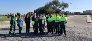 Los alumnos del Programa Mixto de Formación ‘Jardinería y Viverismo’ del Ayuntamiento de Carrascal de Barregas