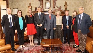 Visita embajador Italia a la Universidad de Salamanca