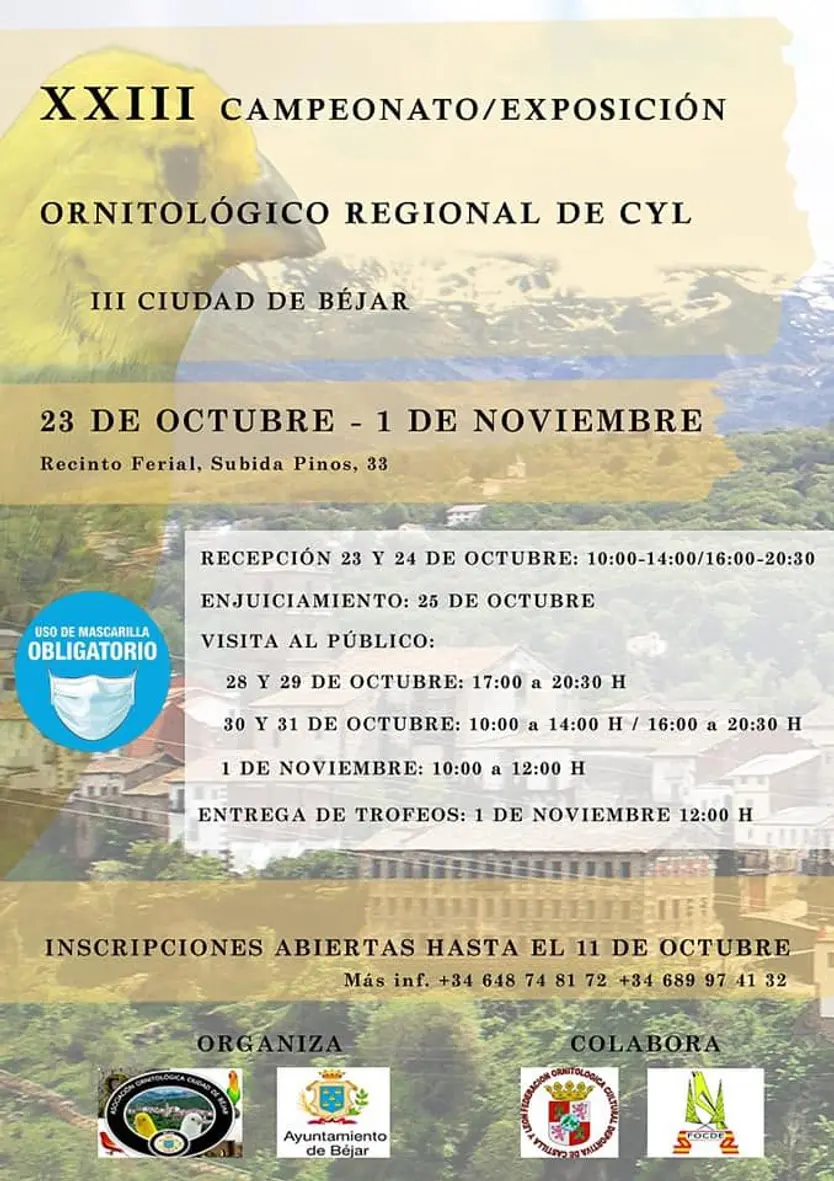 cartel concurso ornitologia