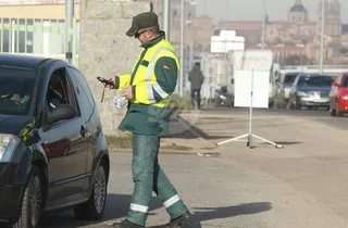 Prueba de alcoholemia Guardia Civil