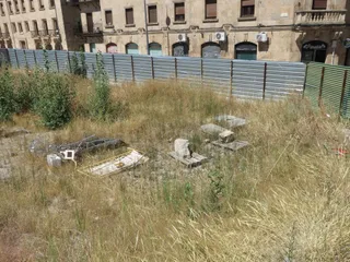 Restos de la antigua Iglesia de San Román en el Teatro Bretón