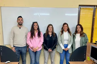 La concejala de Educación, Paola Martín y la concejal de Formación para el empleo han visitado la Oficina de Desarrollo en Ciudad Rodrigo. Foto Ciudad Rodrigo