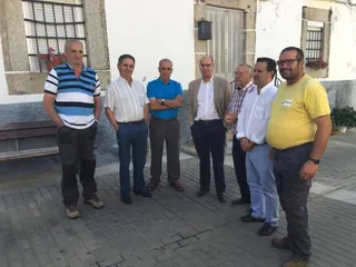 Visita de Javier Iglesias a la sierra