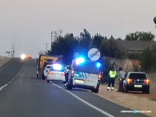 Accidente junto al Helmántico 2