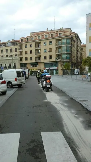 Vertido de gasóil en Salamanca