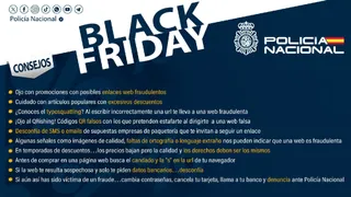Consejos de la Policía para el Black Friday