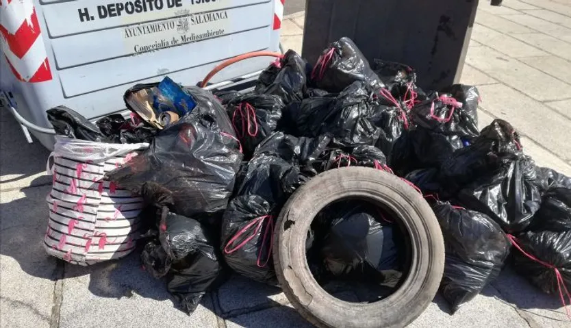 Basura recogida por los voluntarios (1)