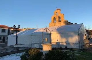 Carpa para realizar los test